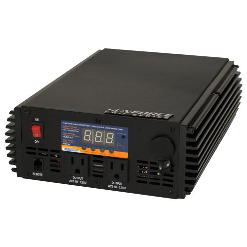 Sunforce 11240 1000 Watt Pure Sine Wave Inverter with Remote Control